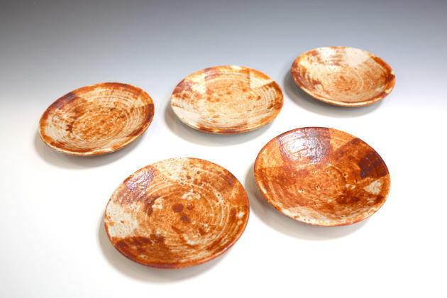 狸庵- PS」 北大路魯山人 作 武蔵野絵 絵瀬戸風額皿 ※黒田陶々庵 識