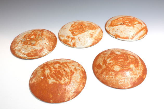 柳瀬美術店 / 北大路魯山人「絵志野十字文小向付五客入」2代陶々庵箱