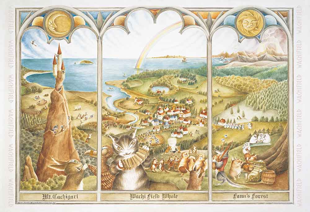 コンパクトピースパズル ダヤンとわちふぃーるどの世界