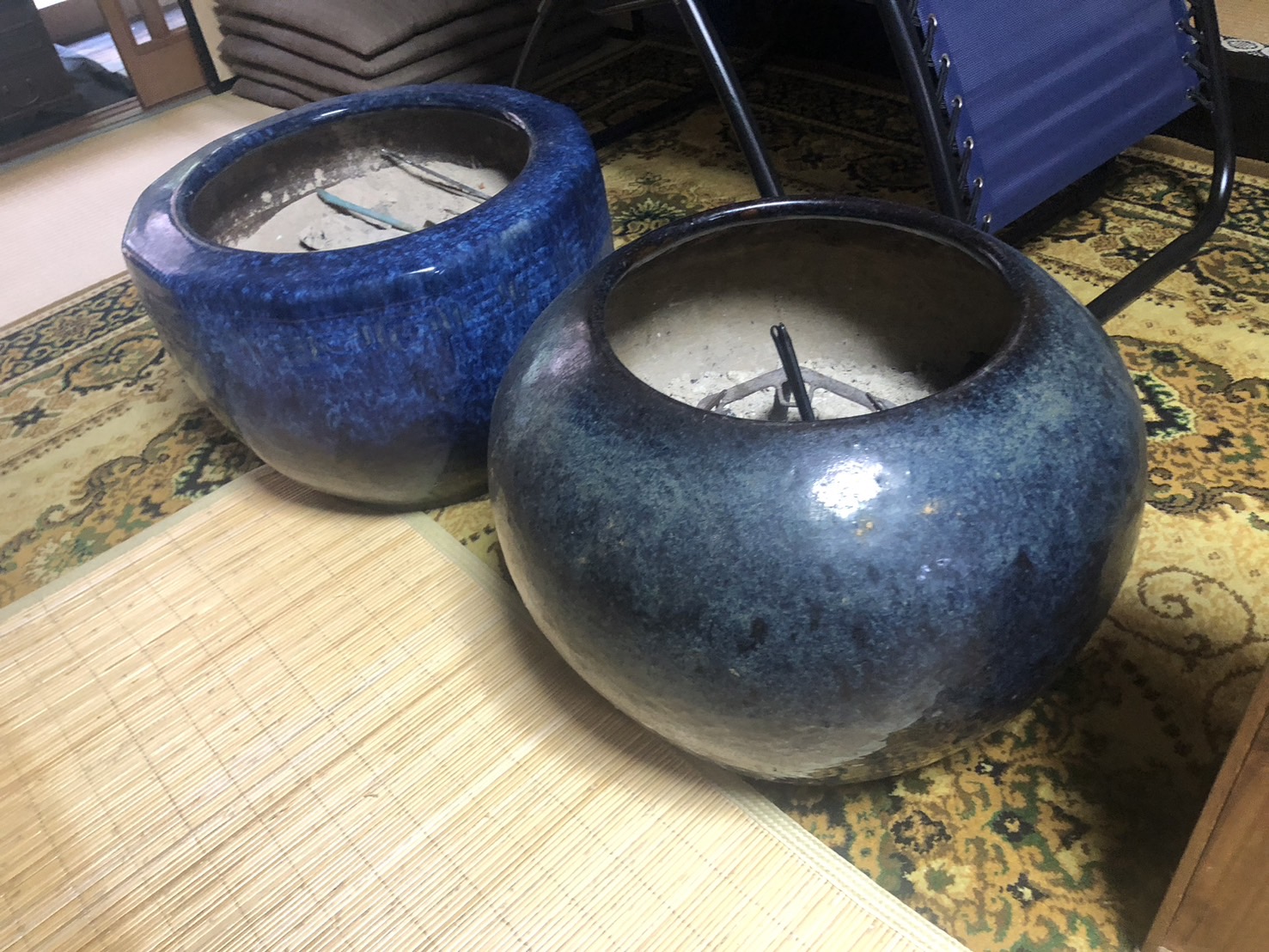 京都市 家財整理 茶道具 欅長火鉢 薄端などの買取相談に 出張訪問 しま