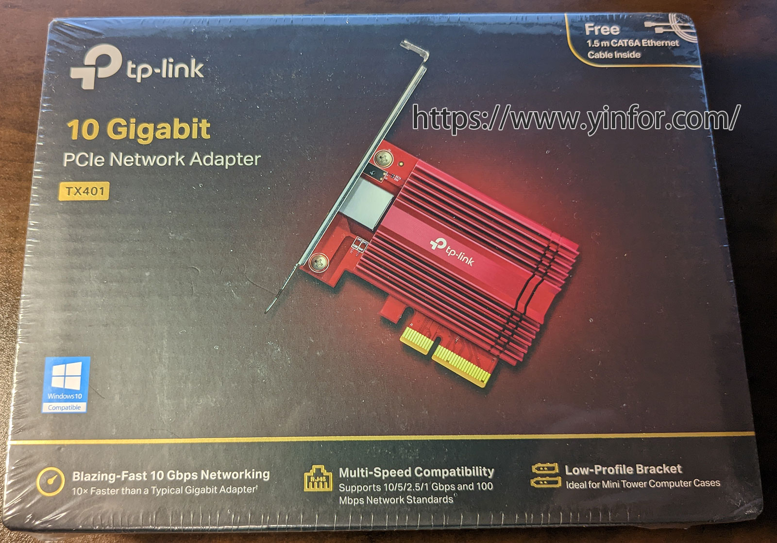 TP-link 10Gbe PCIe Network Card TX401 - David Yin's Blog