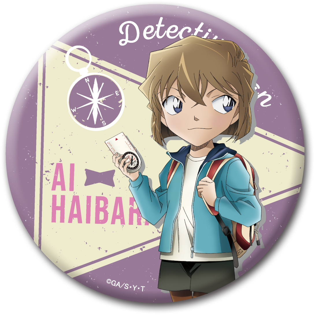 名探偵コナン 東急ハンズ 限定 描き下ろし ちょいデカ 缶バッジ 江戸川