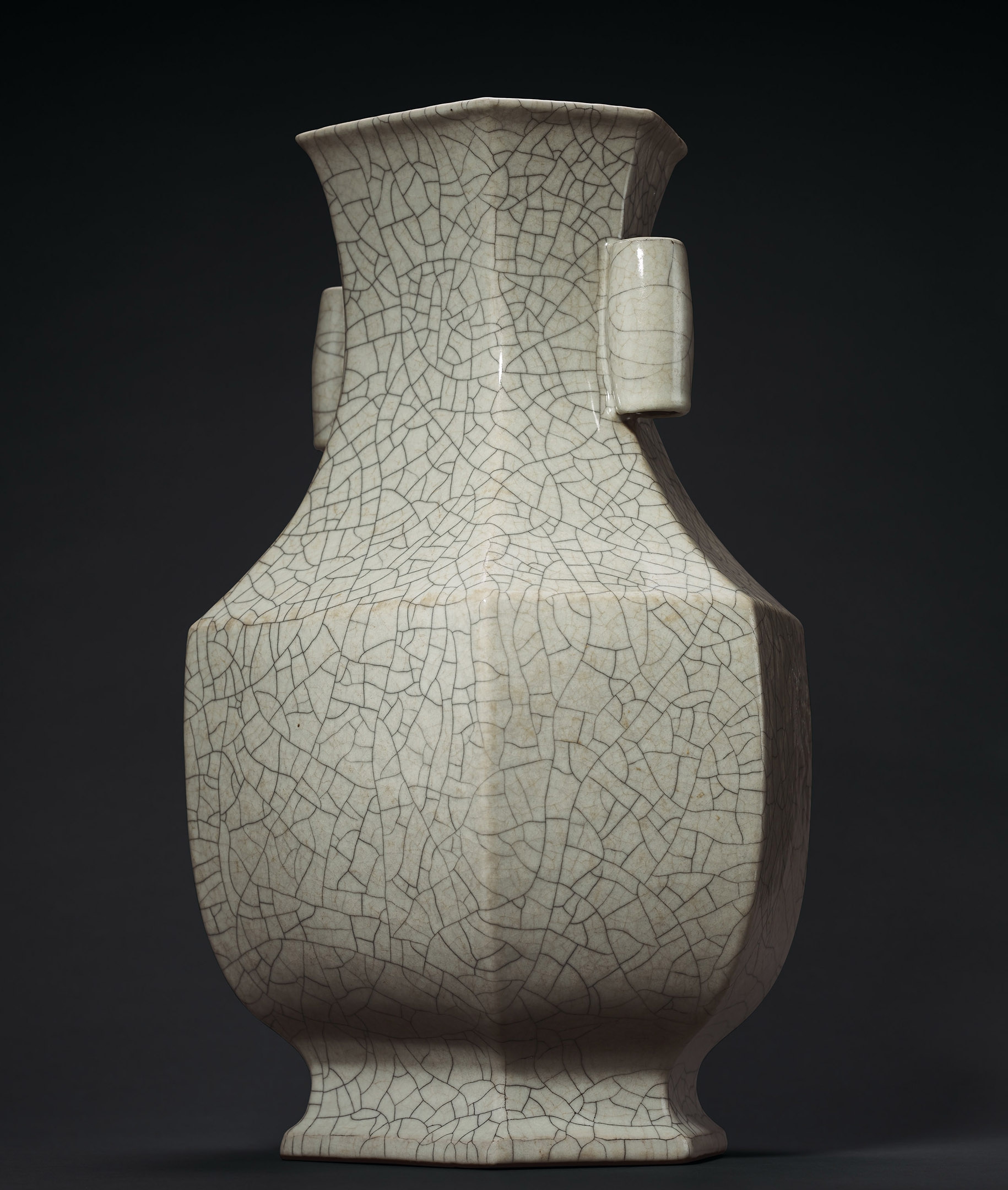 中国 宋代 哥窯 筆洗 時代物 共箱 古陶磁 コレクション 中国 宋代 哥窯