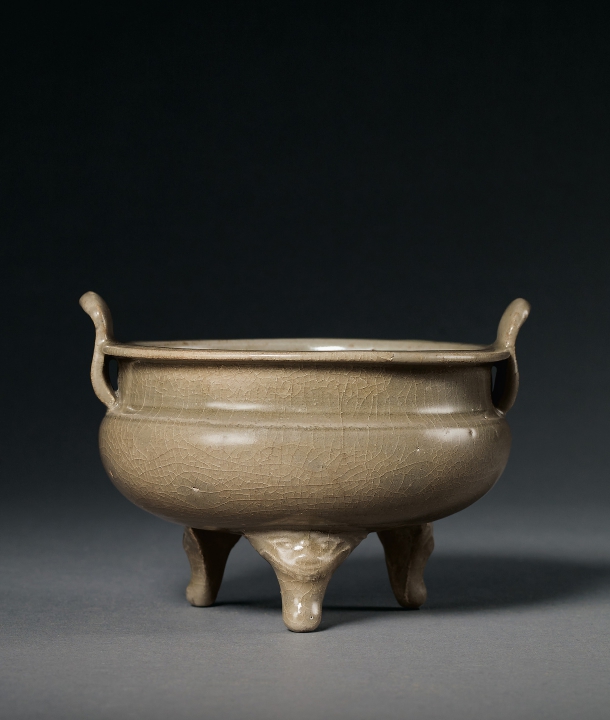 中国 哥釉 沖耳爐 香炉 C 7760E 中国 哥釉 沖耳爐 香炉 C 7760E