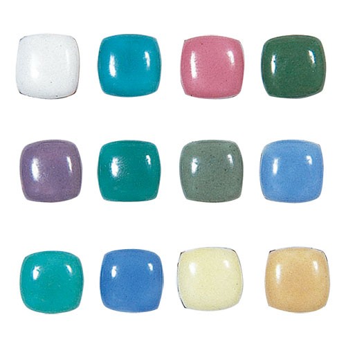 ロペット七宝えのぐ（透明100g12色） 七宝絵の具 透明 100g 12色セット