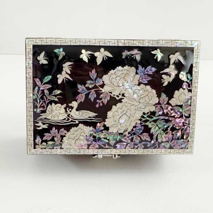 螺鈿の高級ジュエリーボックス 韓国高級螺鈿宝石箱 美華 名刺入・小物