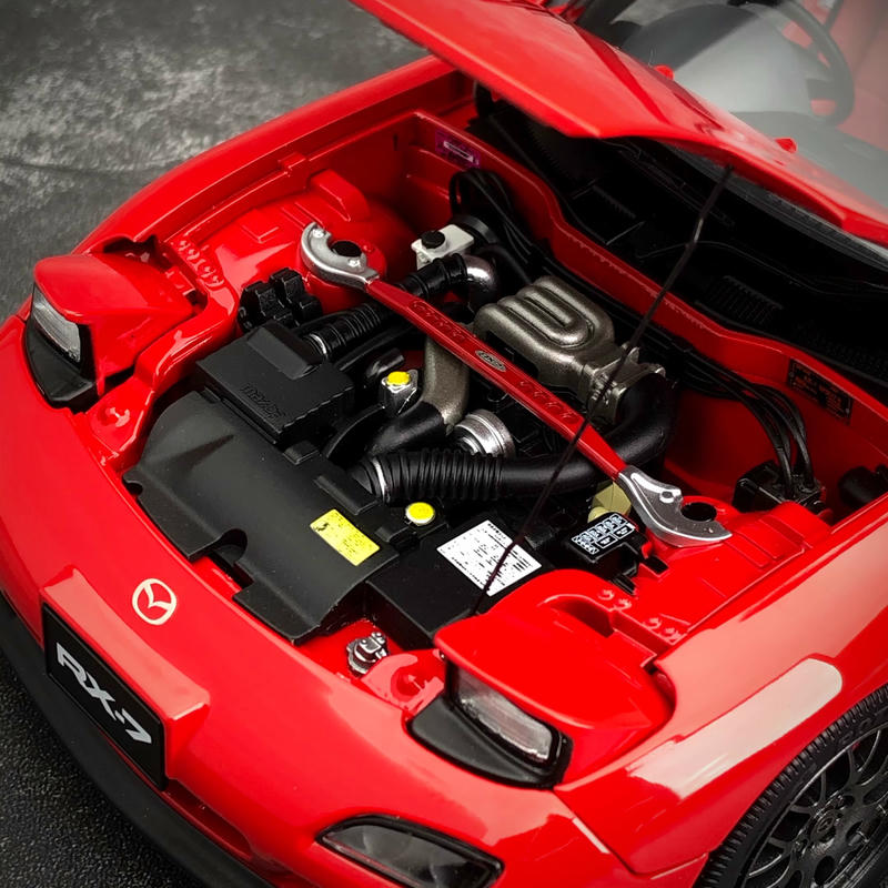 Polar Master 1:18 Mazda RX-7 Spirit R Diecast Car – YX car model