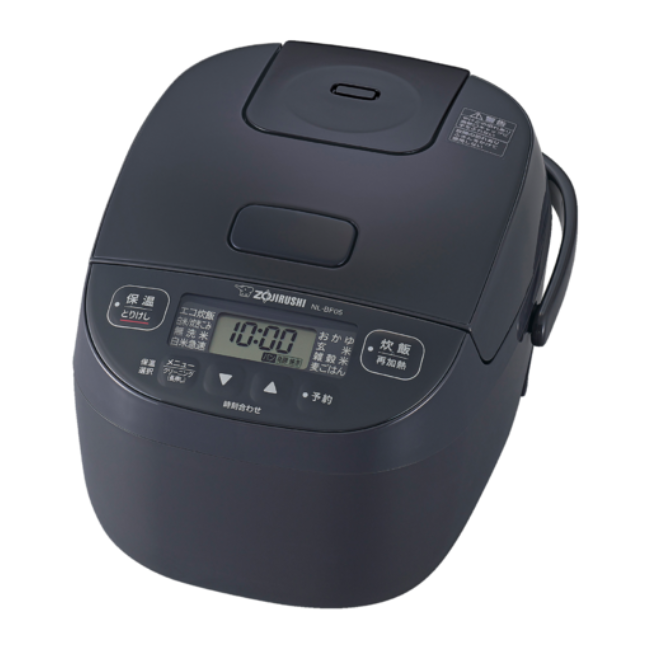 小容量マイコン炊飯ジャー NL-BY05 BA（ブラック） | 象印マホービン