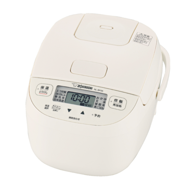 小容量圧力IH炊飯ジャー NP-RU05 WA（ホワイト） | 象印マホービン公式