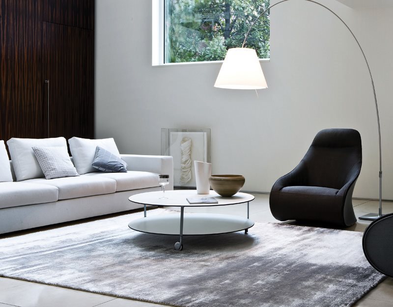 Castor-mounted Round Table Giro | Zanotta