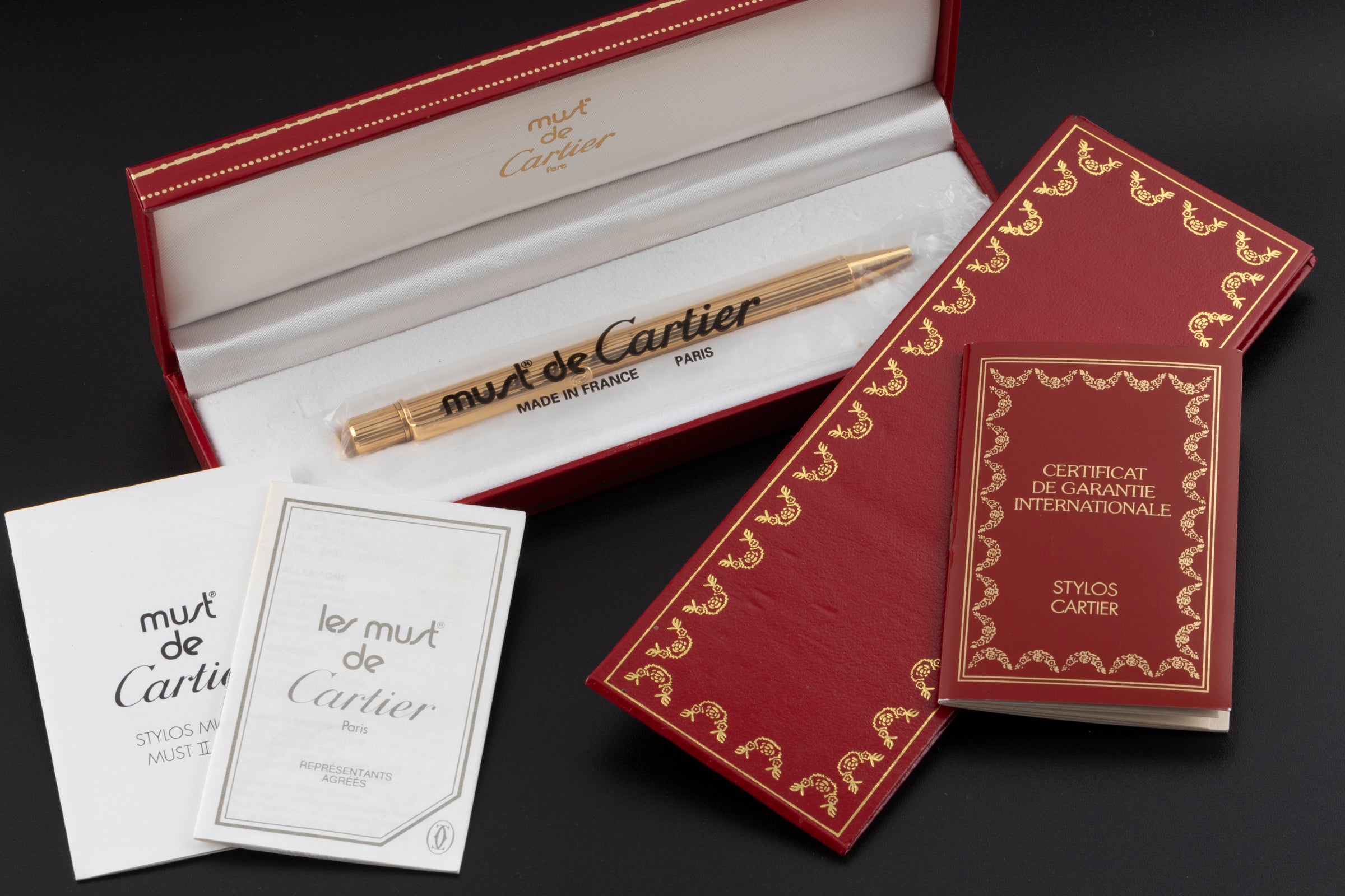 Cartier Ballpoint Pen Must II Ballpoint Pen Must II Pen Ref