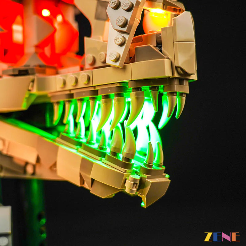 Light Kit for LEGO Dinosaur Fossils T-rex Skull #76964 – ZENE