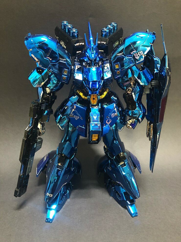 Delpi-Decal RG Sazabi Silver Holo Decal - Zeonmarket