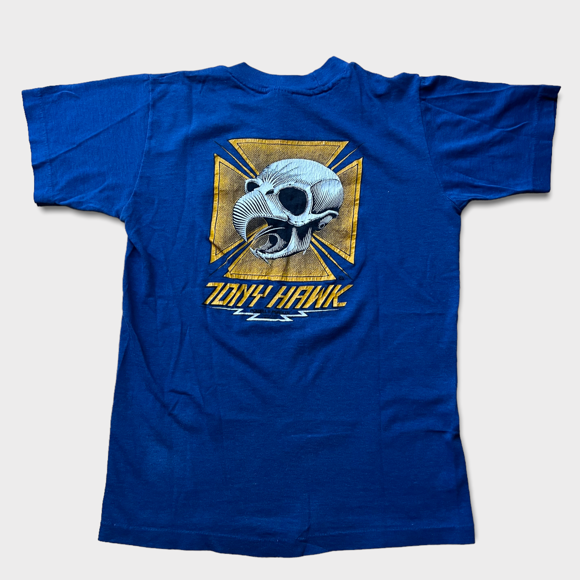 1980s Tony Hawk Powell Peralta Vintage Skateboard Promo Tee Shirt
