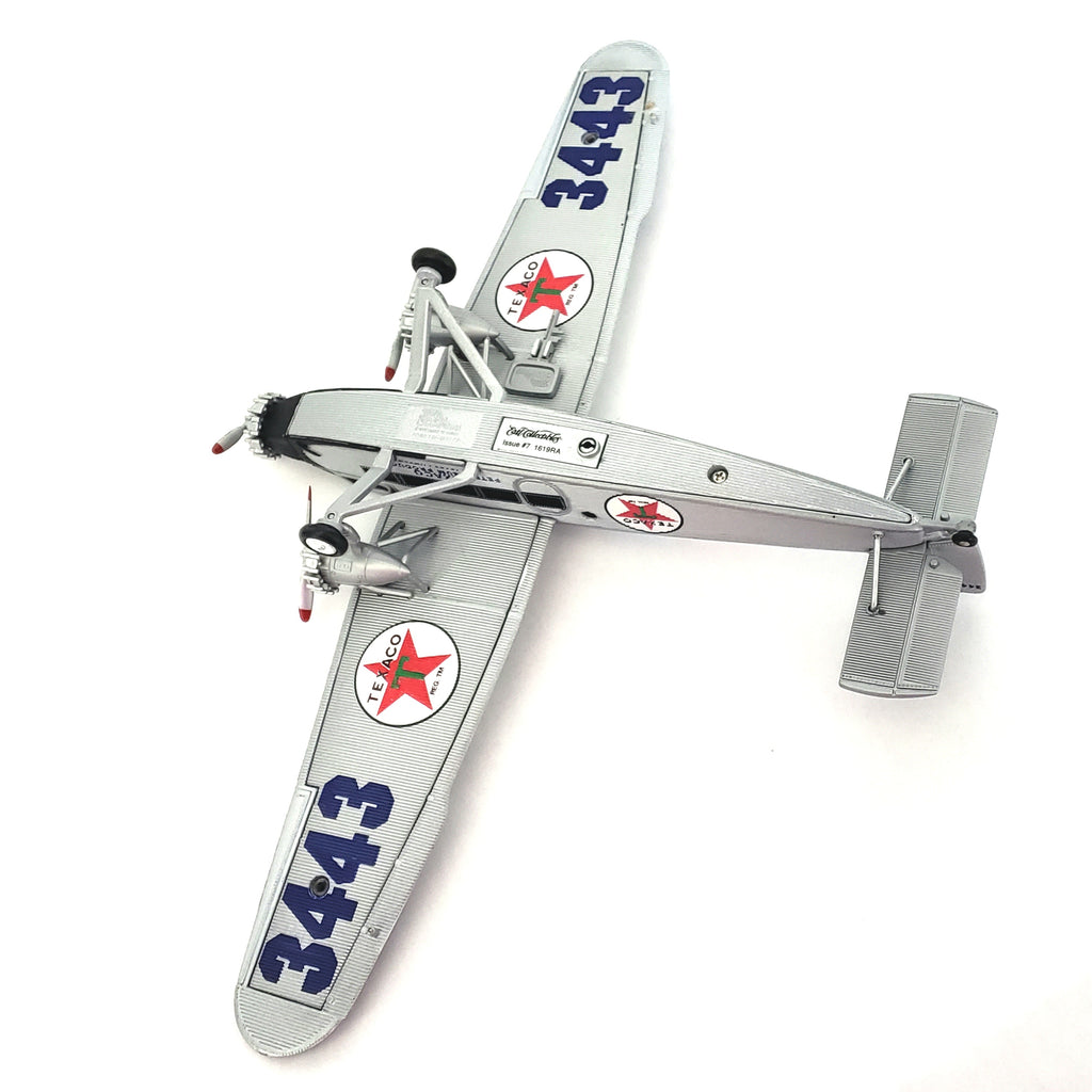Wings of Texaco 1927 Ford Tri Motored Monoplane Die Cast Metal