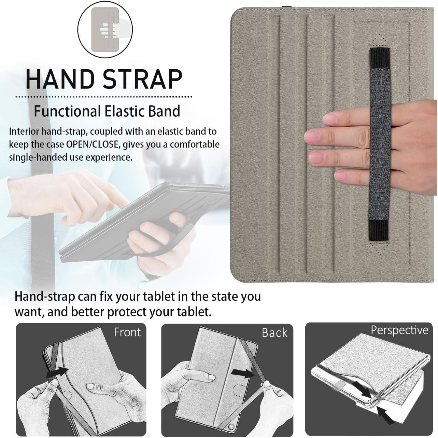 iPad Pro 11 Inch 2024 (M4) iPad Pro 11 5th Gen PU Leather Smart Case w