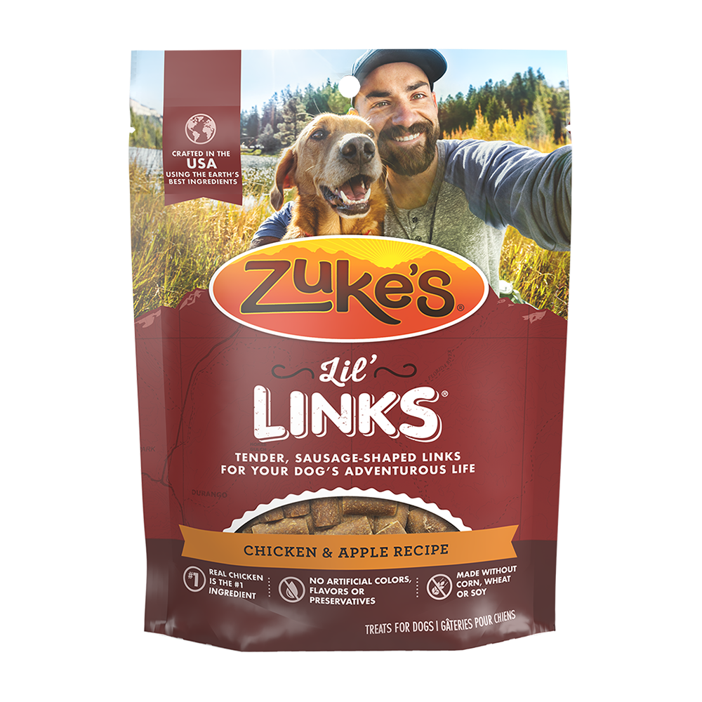 Lil' Links Chicken & Apple Meaty Dog Treats | Zuke's