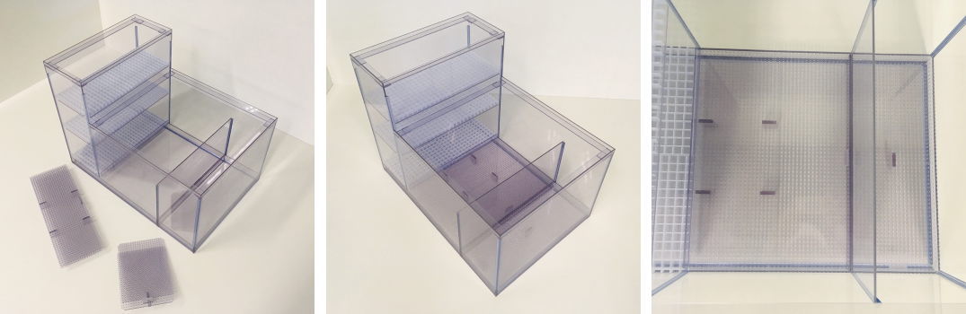 600×400×450/300H L型2層式濾過槽用（仕切り板追加）｜すいそうやさん