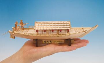 木製模型その他（国産） ミニ和船 打瀬船