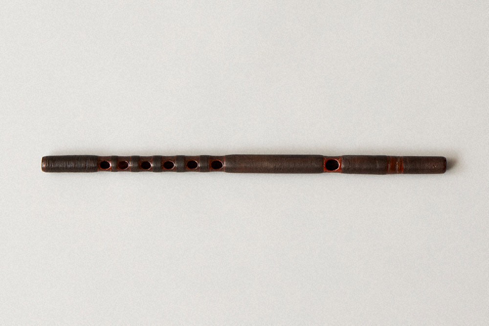 希少 鳳声晴由 銘「鳳由」能管 八割返し 横笛 和楽器 希少 鳳声晴由 銘