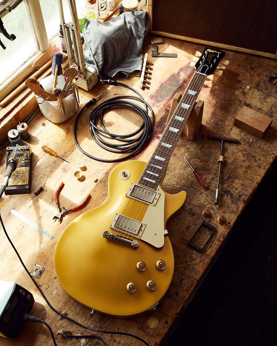 Epiphone レスポール スタンダード トラ杢 ブラウンサンバースト
