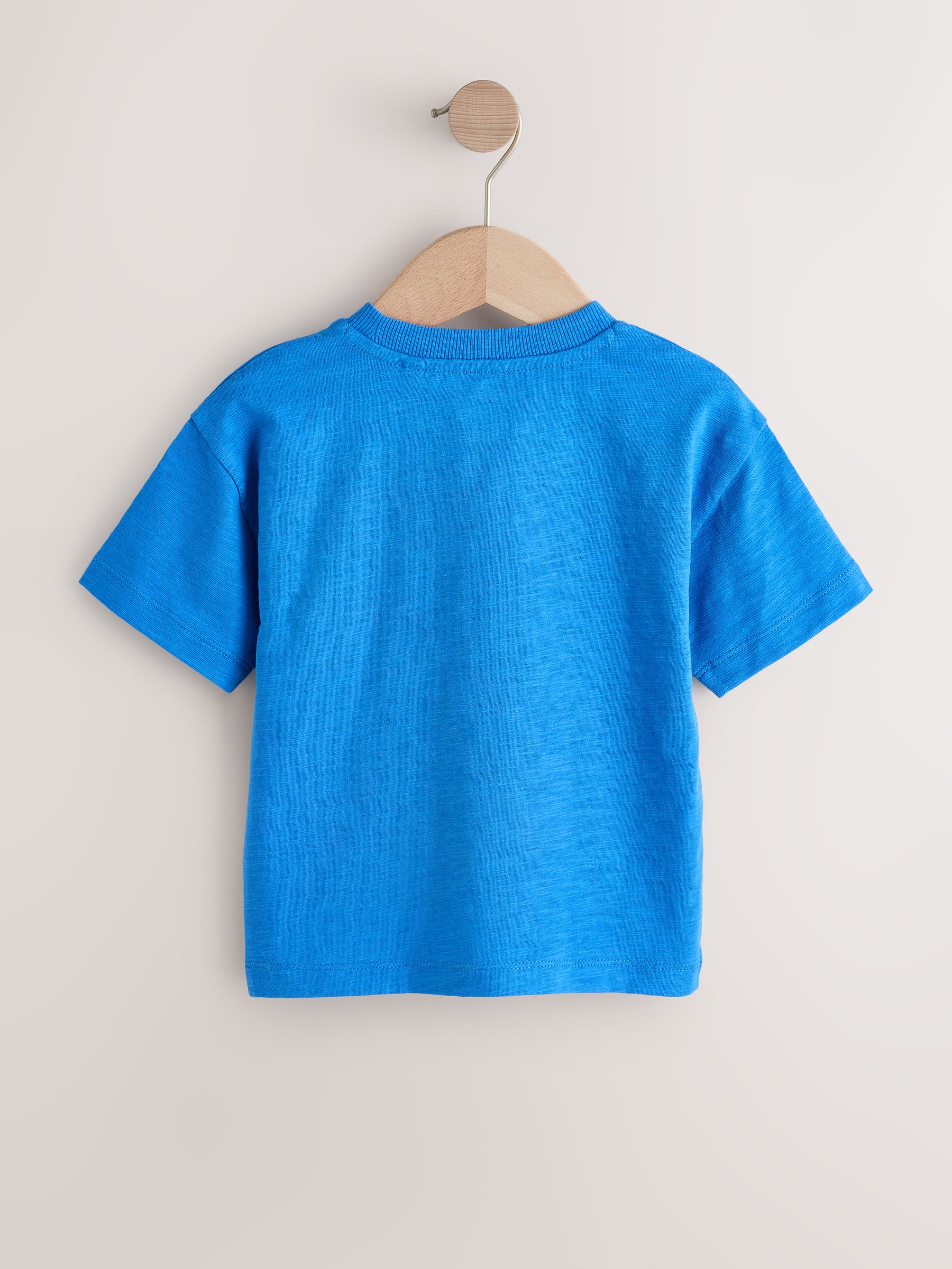 Next：日本 レッド/ブルー ロンドン - 半袖 総柄 グラフィックプリント