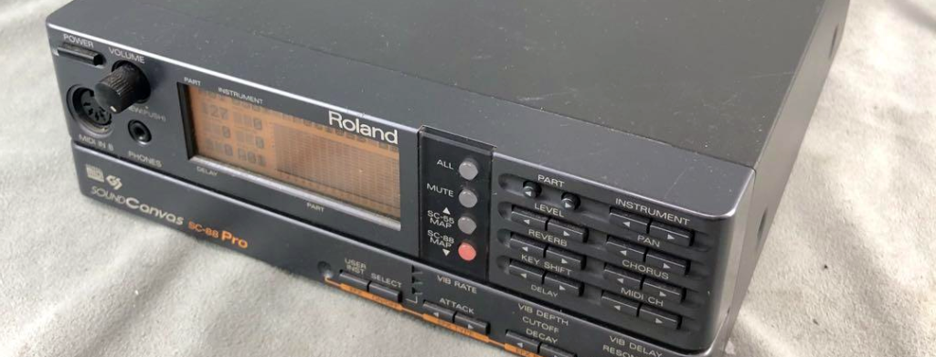 ローランド SC-88 ハードウェア音源 Roland SC-88 MIDI音源