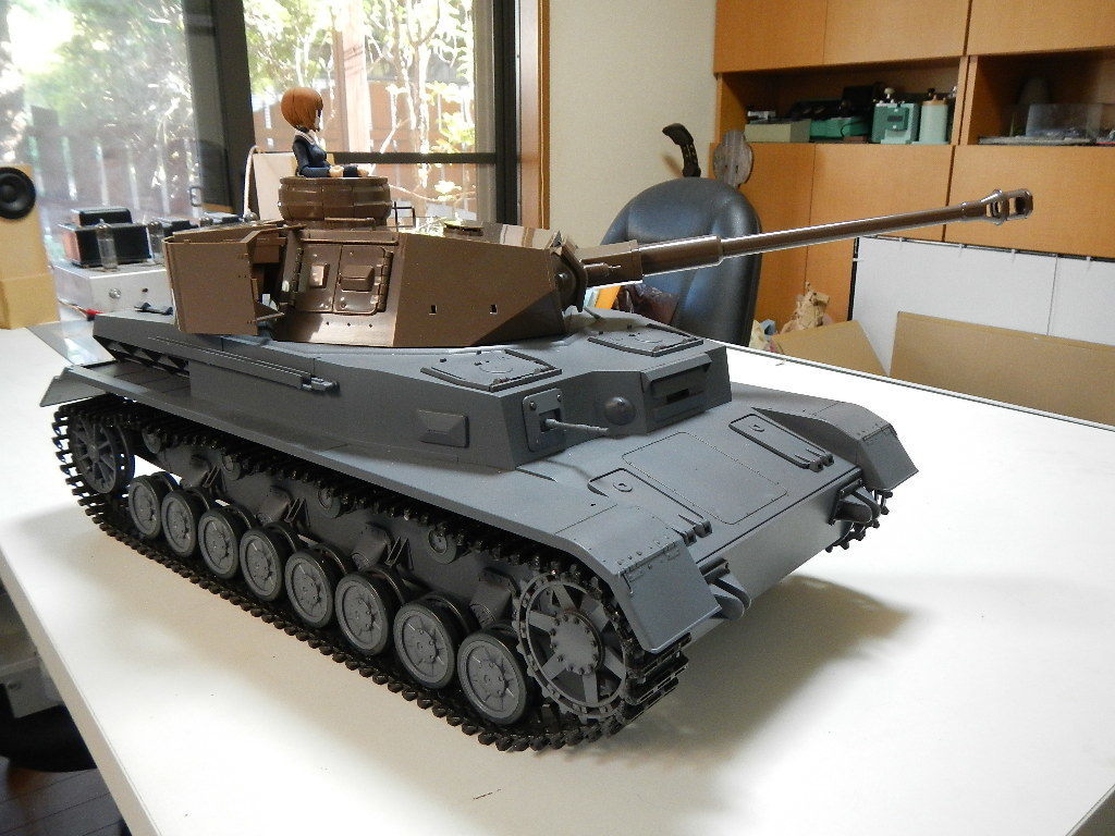 早速、1/12 figmaⅣ号H型(マークⅣスペシャル)をラジコン化してみた