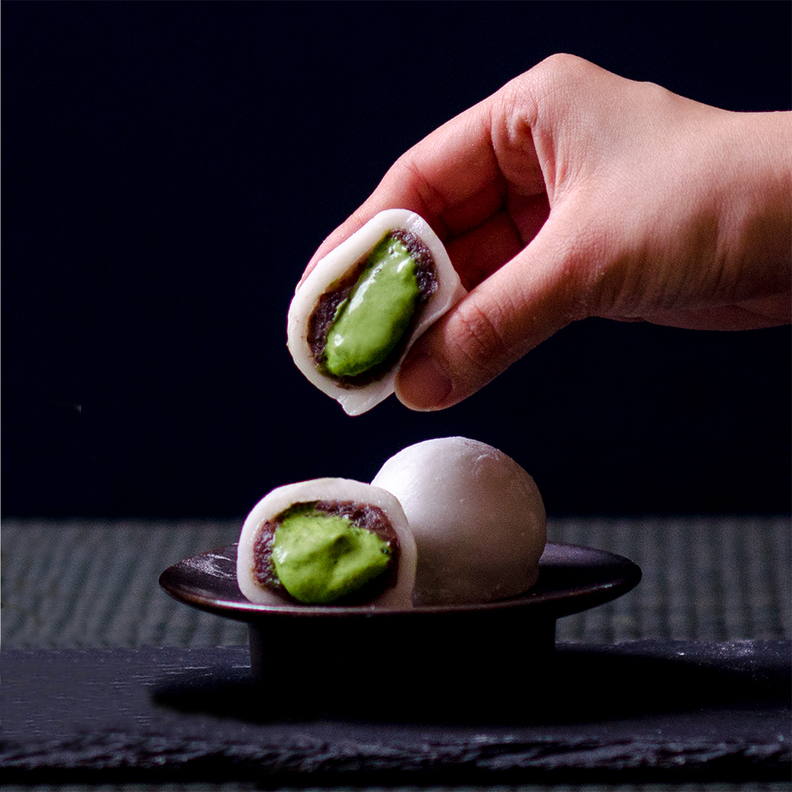 抹茶「天王山」生大福 5個入 – 山政小山園 【公式】オンラインショップ