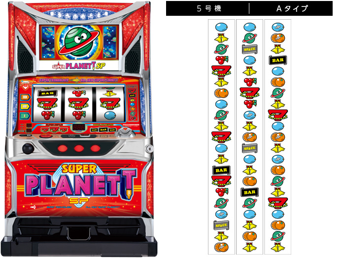 SUPER PLANETT スロット 山佐 実機 パチスロ スーパープラネット