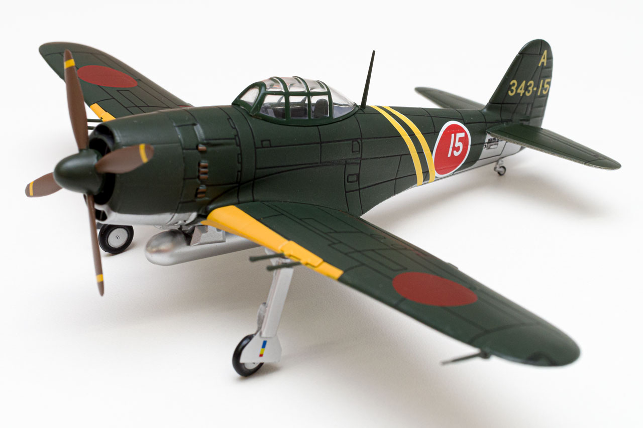 プラモデル完成機 1/48 紫電改「前期型」 1/48 川西 N1K2-J 局地戦闘機