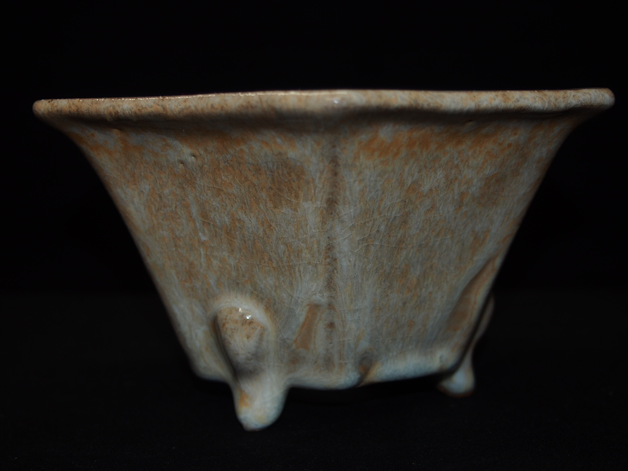 義村秀峰 手捻り鉢 盆栽鉢 盆栽 作家鉢 義村秀峰 手捻り鉢 盆栽鉢 盆栽