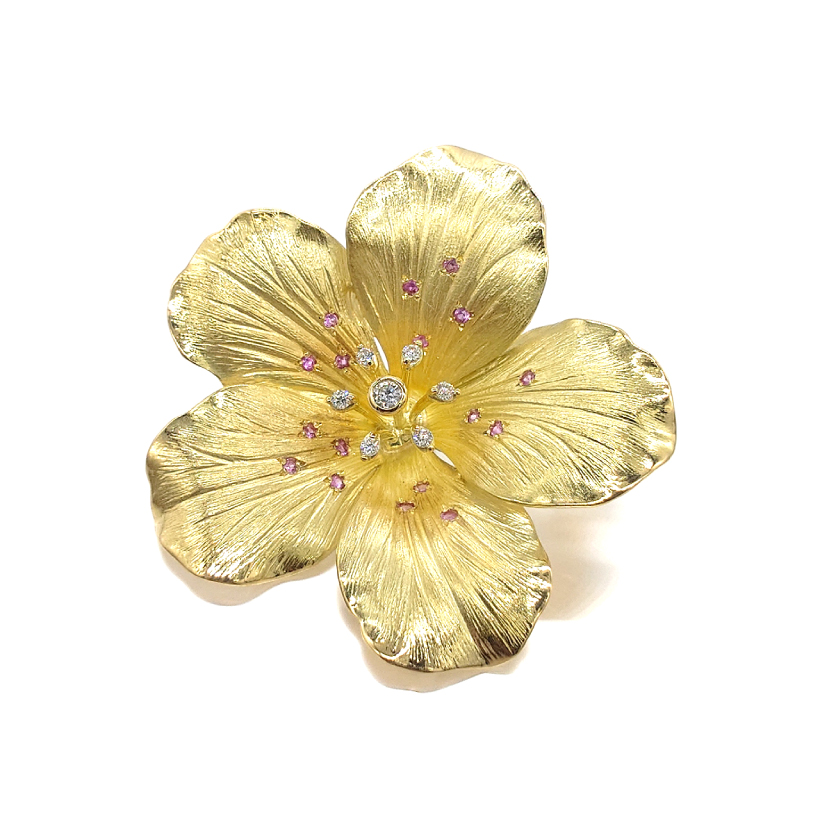 Carven 金色の花束ブローチ Carven 金色の花束ブローチ 公式 ストア