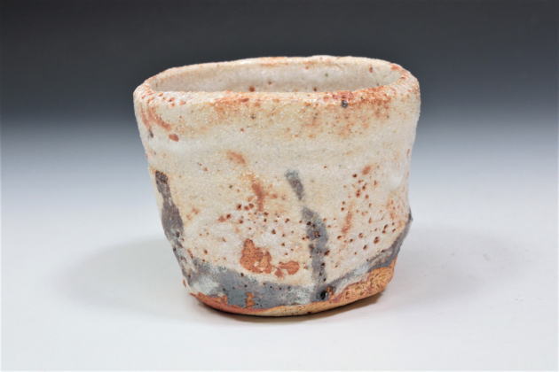 鈴木五郎志野ぐい吞共箱酒器鑑賞陶器コレクション美濃陶