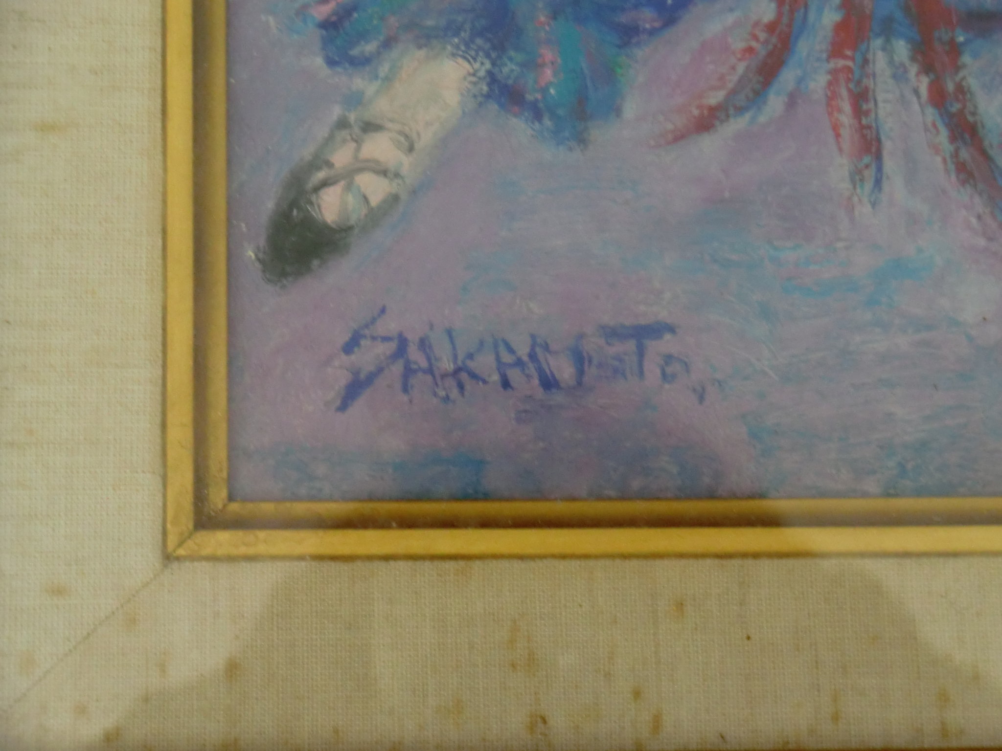 坂本玲子 「ピエロ」 油彩画 | 八事商事 | 絵画レンタル | 愛知県を