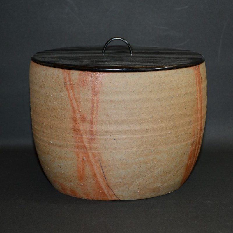 茶道具 【古備前水指】 共箱 水指 時代物 桃山744 茶道具 【古備前水