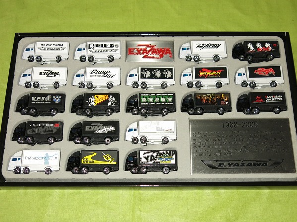 矢沢永吉 歴代トランポ型ミニカー20台セット 1988-2005 矢沢永吉
