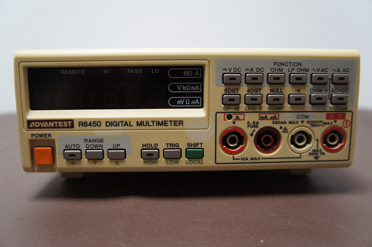 ADVANTEST R6552 5.5桁 デジタルマルチメーター動作良好