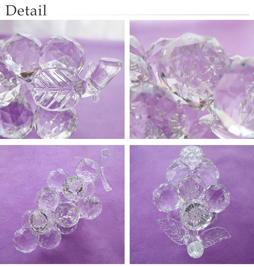 ガラスオブジェ 葡萄 S｜おしゃれインテリア通販 Y-KAGU【輸入家具屋さん】