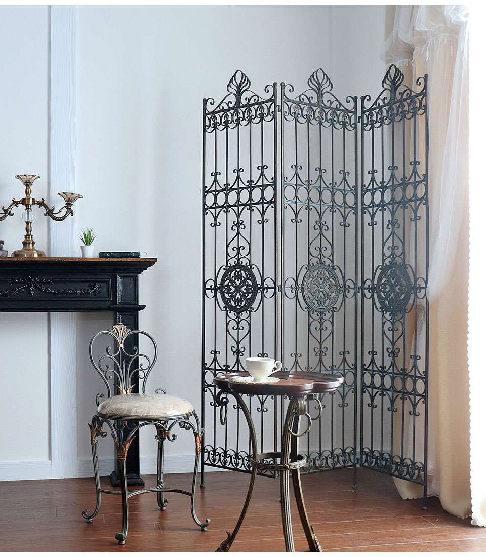 4枚セット】アイアンパネル 壁飾り フレーム パーテーション アート433