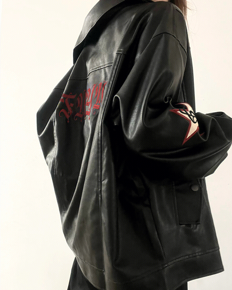 Leather Jacket Y2K | Y2K Wave