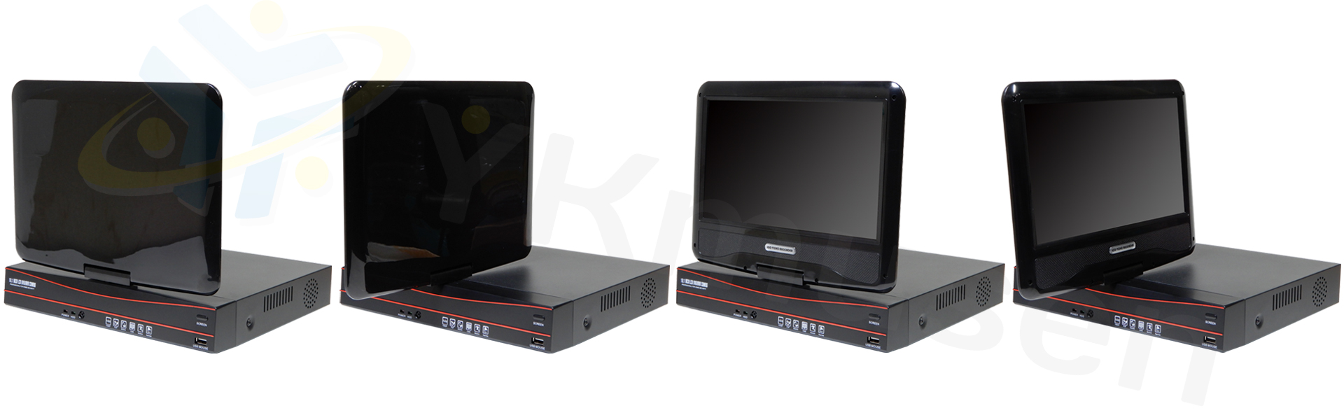 YKS-XVR101HY H.265対応10.1インチ液晶モニター一体型ハイブリッド4ch