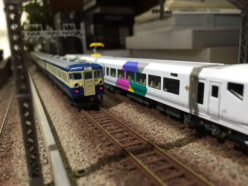 115系800番代 横須賀色 入線です。 KATO 10-1118 10-1119 | NGaugeJP