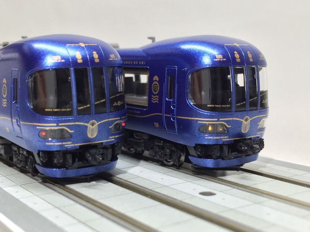 京都丹後鉄道 KTR8000形(丹後の海) 入線です。TOMIX 98017 | NGaugeJP