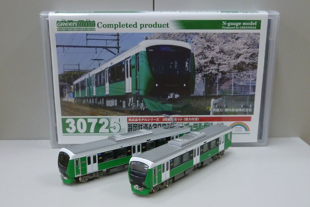GREENMAX 06月07日ﾒｰｶｰ出荷 静岡鉄道A3000形（ナチュラルグリーン
