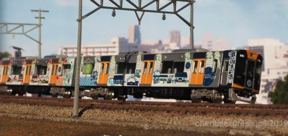 阪神1000系 灘五郷ラッピング 基本6両＋増結2両 鉄道模型 阪神1000系
