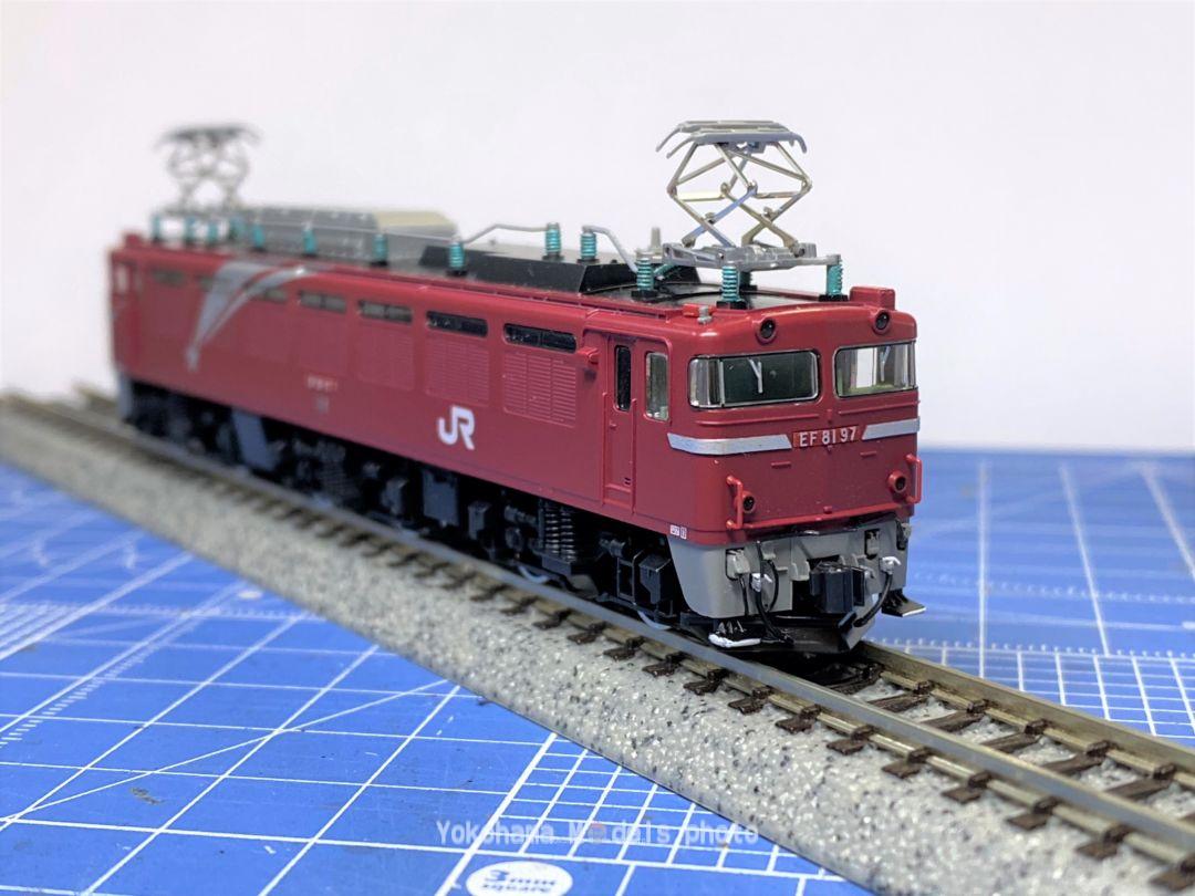 EF81 97号機 北斗星色を弄る！その3 新型モーターM-13に換装してみる