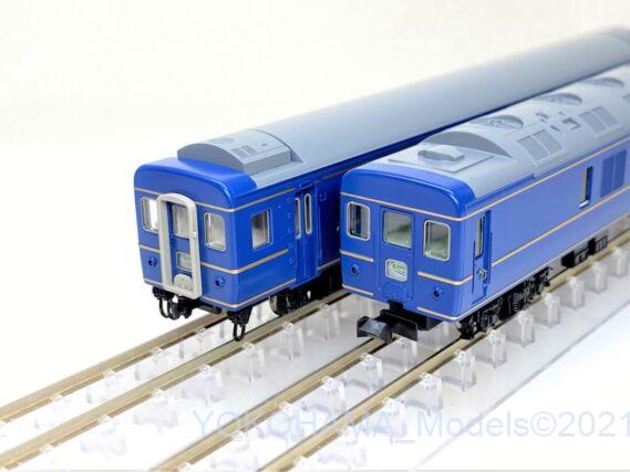 24系25形「あさかぜ・JR東日本仕様」が入線です。TOMIX 98725 98726