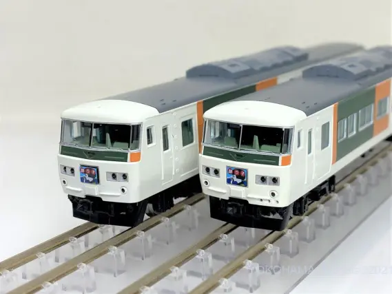 185系200番台「踊り子」新塗装・強化スカートが入線しました。TOMIX