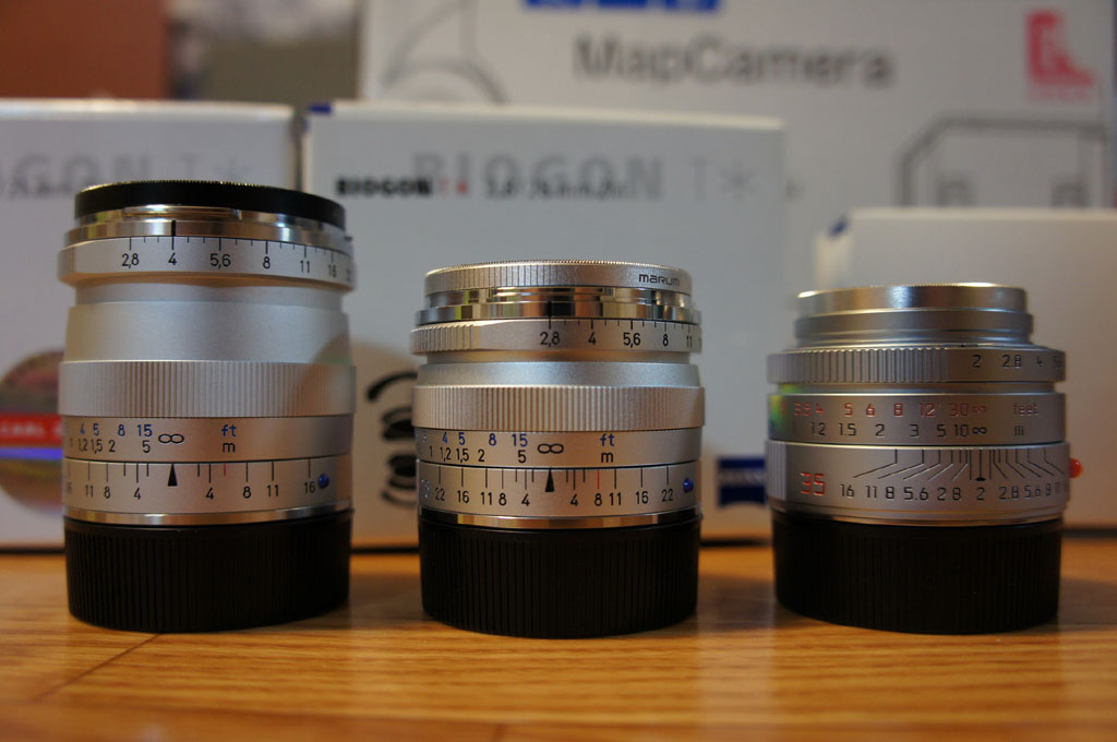 Carl Zeiss Biogon T* 2.8/28 ZM と 2.8/21 ZM - 晴れ時々ジャズ、雨